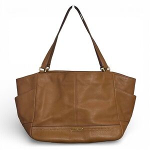 Coach Brown Leather Tote Bag